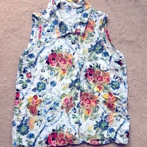 Floral Button up Blouse